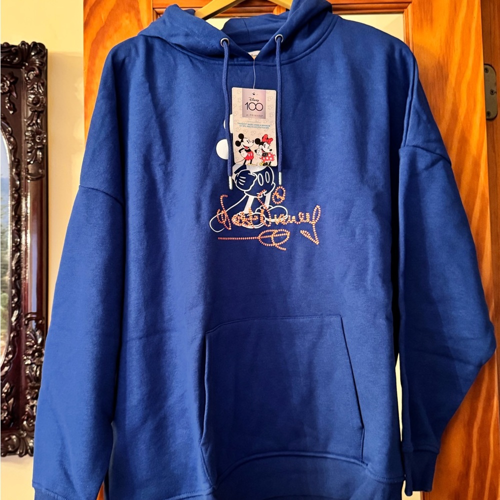 Sale! NWT Disney 100 Years  “Original & only Mickey” Hoodie Sweater - Picture 3 of 10